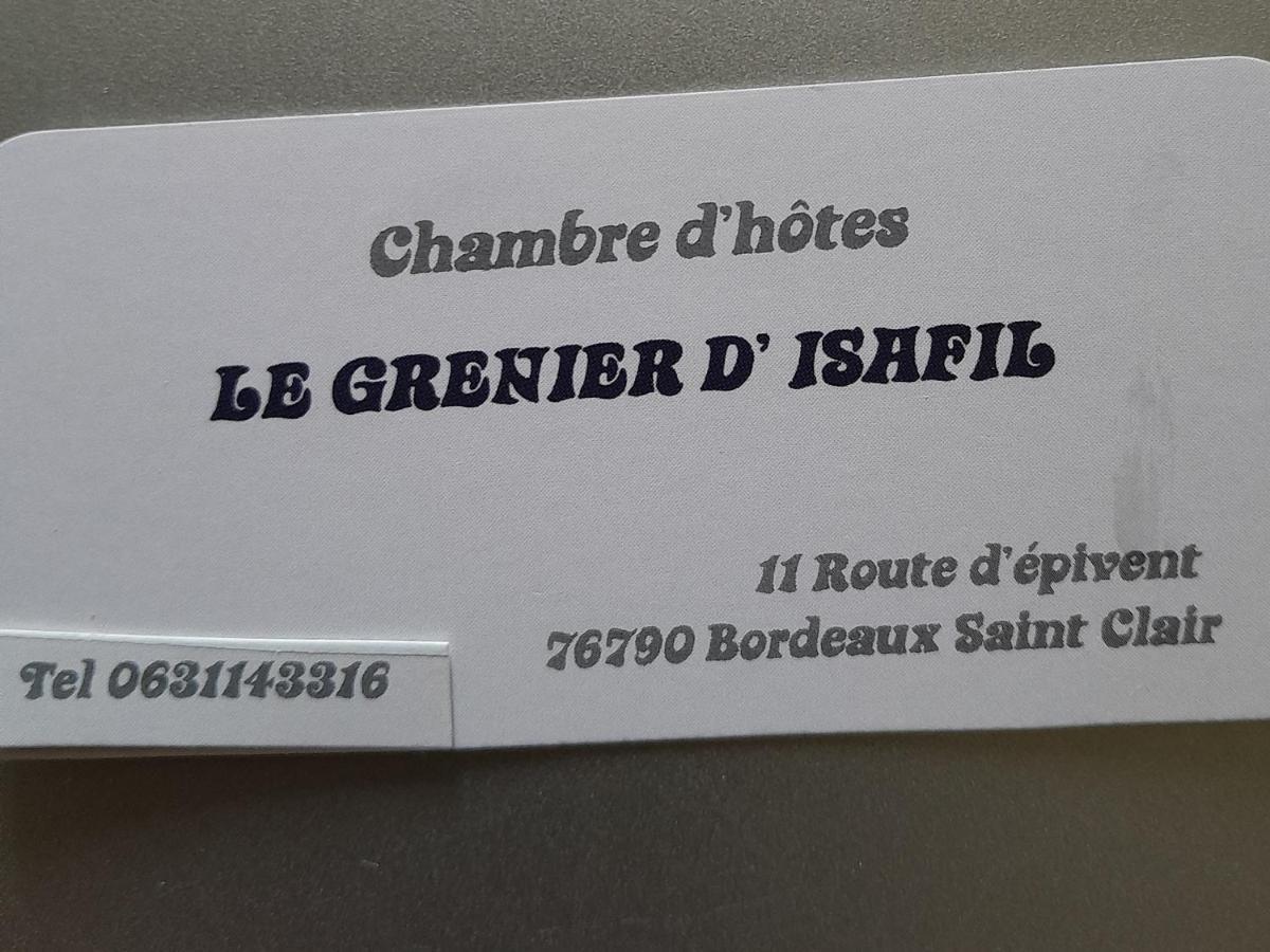Bed and Breakfast Le Grenier D'Isafil Bordeaux-Saint-Clair Экстерьер фото